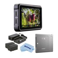 

Atomos Ninja V 5" Touchscreen Recording Monitor, 1980x1080, 4K HDMI Input - Bundle With Atomos Power Kit, Angelbird AtomX SSDmini 1TB External Solid State Drive, Microfiber Cloth