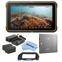 

Atomos Ninja V 5" Touchscreen Recording Monitor, 1980x1080, 4K HDMI Input - Bundle With Atomos Power Kit, Angelbird AtomX SSDmini 500GB External Solid State Drive, Microfiber Cloth, Atomos Handle Adapter