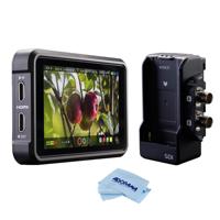 

Atomos Ninja V 5" Touchscreen Recording Monitor, 1980x1080, 4K HDMI Input - With Atomos Atomx SDI Module, Microfiber Cloth