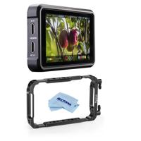 

Atomos Ninja V 5" Touchscreen Recording Monitor, 1980x1080, 4K HDMI Input - With SmallRig 2209 Cage for Atomos Ninja V 5" 4K HDMI Recording Monitor, Microfiber Cloth