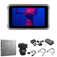 

Atomos Ninja V+ 5" 8K RAW HDR Monitor Recorder Bundle with Angelbird AtomX SSDmini 1TB SSD, Atomos Accessory Kit, Mount, HDMI Cables