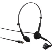 

Audio-Technica Hyper Cardioid Dynamic Headworn Microphone with cH-Style Screw-Down 4-Pin Connector for Bodypack Transmitter