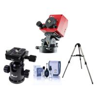 

iOptron SkyTracker Pro Camera Mount with Polar Scope, Mount Only - Bundle With iOptron SkyTracker Ball Head v2, iOptron Stainless Steel Tripod, Cleaning Kit