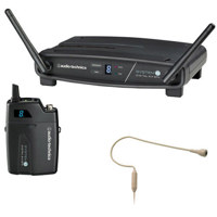 

Audio-Technica ATW-1101/H92-TH System 10 Stack-mount Digital Wireless System, Includes ATW-R1100 Receiver, ATW-T1001 Transmitter with PRO 92cW-TH Mic, 2.4 GHz ISM Band