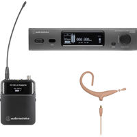 

Audio-Technica ATW-3211/892X 3000 Series 4th Gen Wireless System with BP893xcH-TH Short Boom Headworn Microphone, 470-530 MHz