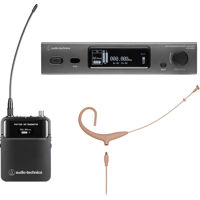 

Audio-Technica ATW-3211/892X 3000 Series 4th Gen Wireless System with BP894xcH-TH Rotating Capsule Headworn Microphone, 470-530 MHz
