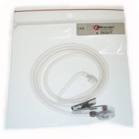 

Audio Implements OSS-R On-Camera Audioclarifier with Straight Acoustic Tube and Single Receiver Clip for Right Ear, No Tips, Tinted Tube