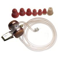 

Audio Implements OTSD-L On-Camera Audioclarifier with Ear Tips, Straight Acoustic Tube and Double Receiver Clip for Left Ear, Tinted Tube