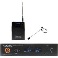 

Audix Performance Series AP41 HT7-A Wireless System, Includes R41 Receiver, B60 Body Pack Transmitter, HT7 Headset Microphone, Band A: 522-554MHz, Black