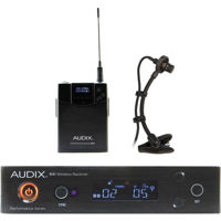 

Audix Performance Series AP41 SAX-A Wireless System, Includes R41 Receiver, B60 Body Pack Transmitter, ADX20I Clip-On Cardioid Condenser Saxophone Microphone, Band A: 522-554MHz