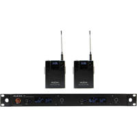 

Audix Performance Series AP42 BP-A Wireless System, Includes R42 Receiver, 2x B60 Body Pack Transmitter, No Microphone, Band A: 522-554MHz