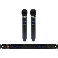 

Audix Performance Series AP42 VX5-A Wireless System, Includes R42 Receiver, 2x H60 Handheld Transmitter, 2x VX5 Condenser Microphone, Band A: 522-554MHz