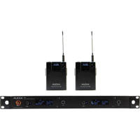 

Audix Performance Series AP62 BP Wireless System, Includes R62 Receiver, 2x B60 Body Pack Transmitter, No Microphone