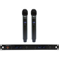 

Audix Performance Series AP62 VX5 Wireless System, Includes R62 Receiver, 2x H60 Handheld Transmitter, 2x VX5 Condenser Microphone