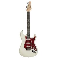 

Austin AST100 Series Classic Double Cutaway Electric Guitar, Cream