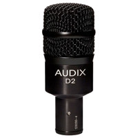 

Audix D2 Dynamic Instrument Microphone, 68Hz-18kHz Frequency Response, 250 Ohms Output Impedance