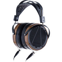 

AUDEZE LCD-3 High-Performance Planar Magnetic Headphones with Travel Case, 5Hz - 20kHz Frequency Response, 110Ohms Impedance, Zebrano & Lambskin Leather