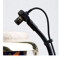 

Audix Micro-HP Miniature Cardiod Condenser Microphone with DCLAMP-MICRO Mount for Hand Percussion Instruments, 40Hz-20kHz Frequency Response, 250 Ohms