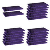 

Auralex 1x24x48" Studiofoam Wedge Panels, 20-Piece, Purple