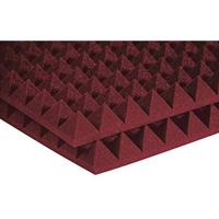 

Auralex 2x24x48" Studiofoam Pyramid Absorption Panels, 12 Pieces, Burgundy