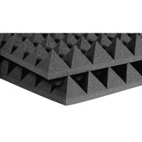 

Auralex 4x24x48" Studiofoam Pyramid Absorption Panel, 6-Piece, Charcoal