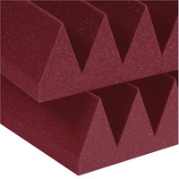 

Auralex 4x24x48" Studiofoam Wedge Panels, 6-Piece, Burgundy