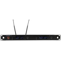 

Audix R62 Two Channel 64MHz True Diversity Receiver Kit, Includes 2x BNC Cables, 2x Antennas and Audio Cable