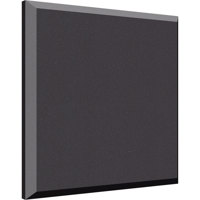 

Auralex 2x24x24" Fabric-Wrapped Acoustical Absorption ProPanel with 4 Cloud Anchors, Beveled Edge, Onyx