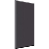 

Auralex 2x24x48" Fabric-Wrapped Acoustical Absorption ProPanel with 4 Cloud Anchors, Beveled Edge, Onyx