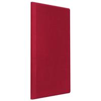 

Auralex 2x24x48" Fabric-Wrapped Acoustical Absorption ProPanel with 2 AFN Impaling Clips, Straight Edge, Red SonoSuede