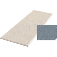 

Auralex 2x24x48" Fabric-Wrapped Acoustical Absorption ProPanel with 4 Cloud Anchors, Beveled Edge, Shadow