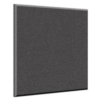 

Auralex 2x48x48" Fabric-Wrapped Acoustical Absorption ProPanel with 4 AFN Impaling Clips, Beveled Edge, Obsidian