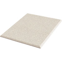 

Auralex 2x48x48" Fabric-Wrapped Acoustical Absorption ProPanel with 4 Cloud Anchors, Beveled Edge, Sandstone