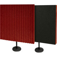 

Auralex DeskMAX 2'x2'x3" Stand-Mounted Acoustic Panel with Stand, Set of 2, Burgundy