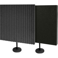 

Auralex DeskMAX 2'x2'x3" Stand-Mounted Acoustic Panel with Stand, Set of 2, Charcoal