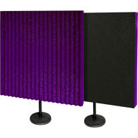 

Auralex DeskMAX 2'x2'x3" Stand-Mounted Acoustic Panel with Stand, Set of 2, Purple