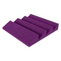 

Auralex Designer Series DST-114 Treatments 2x12x12" Four-Ridge Acoustic Foam Panel, 24 Pieces, Purple
