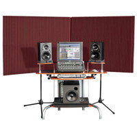 

Auralex 4x (20x48x4.25") MAX-Wall 420 Mobile Acoustic Panels (Burgundy), Includes 2x MAX-Stands and 2x MAX-Wall Clamps