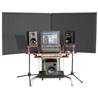 

Auralex 4x (20x48x4.25") MAX-Wall 420 Mobile Acoustic Panels (Charcoal), Includes 2x MAX-Stands and 2x MAX-Wall Clamps
