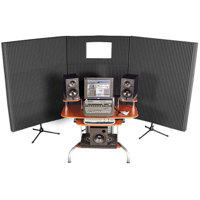 

Auralex 8x (20x48x4.25") MAX-Wall 831 Mobile Acoustic Panels (Charcoal), Includes MAX-Wall Window Panel Kit, 3x MAX-Stands and 3x MAX-Wall Clamps