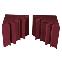 

Auralex 24x24x24" MegaLENRD Studiofoam Bass Traps, 2 Pack, Burgundy