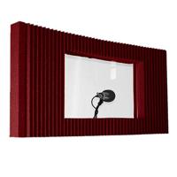 

Auralex MAX-Wall Window Kit (Burgundy), Includes 20x48x4.25" Mobile Acoustic Panel with 18x12x0.25" Plexiglass Window