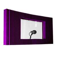 

Auralex MAX-Wall Window Kit (Purple), Includes 20x48x4.25" Mobile Acoustic Panel with 18x12x0.25" Plexiglass Window