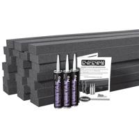 

Auralex 2x4x48" Platfoam High Density Isolation Foam Riser, 21 Pieces with 3 Tubes of Tubetak Pro Adhesive, Charcoal Gray