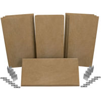 

Auralex SonoSuede ProPanel ProKit-1 Includes 2 Mitered 2"x2'x4', 7 Beveled 2"x2'x4', 8 CTC Impaling Clips, 14 AFN Impaling Clips, Tan