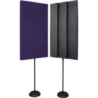 

Auralex 3x24x48" ProMAX V2 Acoustic Panels with 2x Floor Stands, 2 Pack, Purple