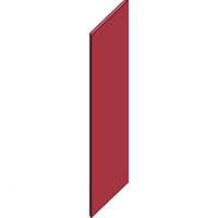 

Auralex 1x16x48" SonoSuede ProPanel with 2 AFN Impaling Clips, Reverse Mitered Edge, Red