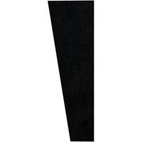 

Auralex 1x16x48" SonoSuede Trapezoid Left Angle Panel with 2 AFN Impaling Clips, Straight Edge, Black