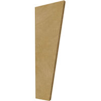 

Auralex 1x16x48" SonoSuede Trapezoid Left Angle Panel with 2 AFN Impaling Clips, Straight Edge, Tan