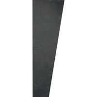 

Auralex 1x16x48" SonoSuede Trapezoid Right Angle Panel with 2 AFN Impaling Clips, Straight Edge, Black